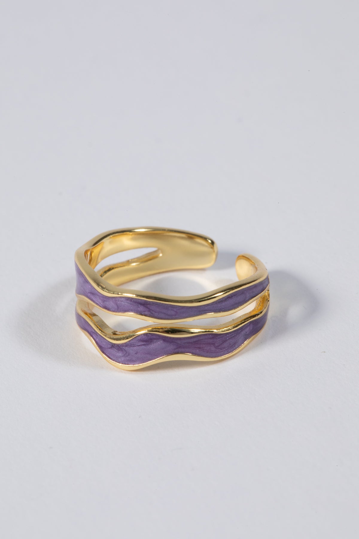 DANIELA DOUBLE ENAMEL RING